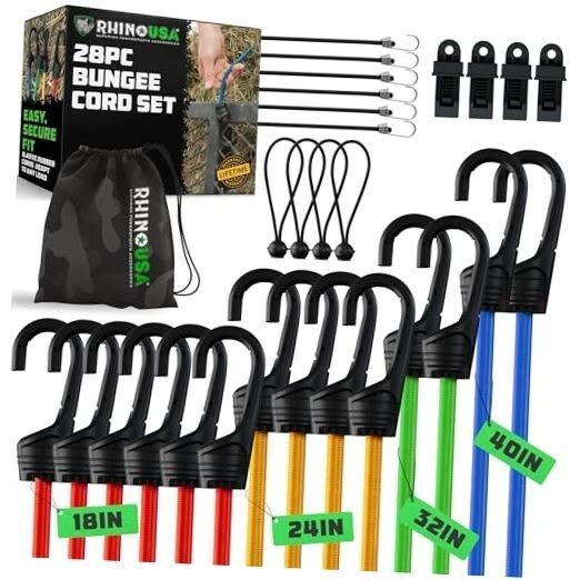 Heavy-Duty Bungee Cargo Cords