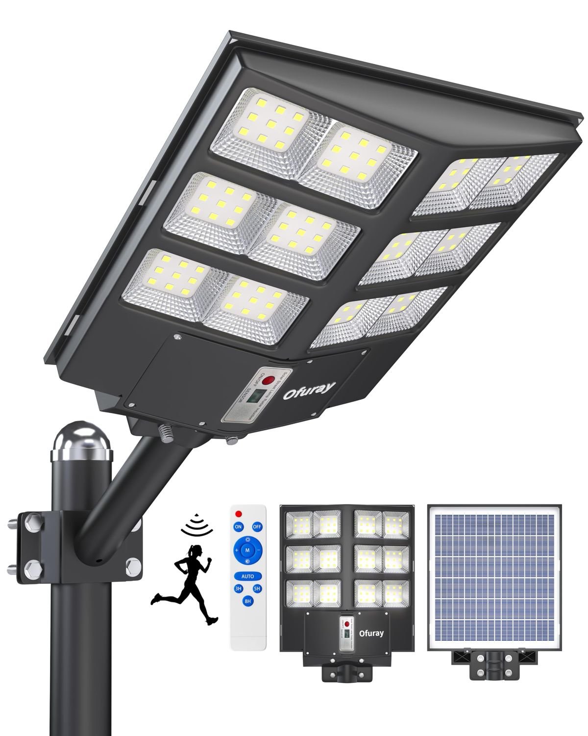 Solar-Powered LED Path Stakes